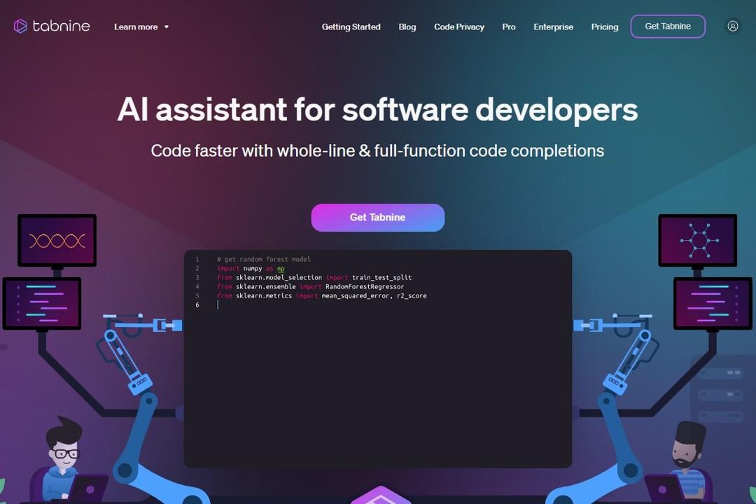 Tabnine - искусственный интеллект-помощник для разработчиков программного обеспечения