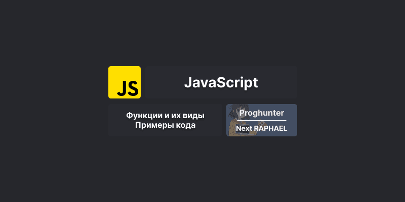 Функции и их виды в JavaScript: применение, примеры кода