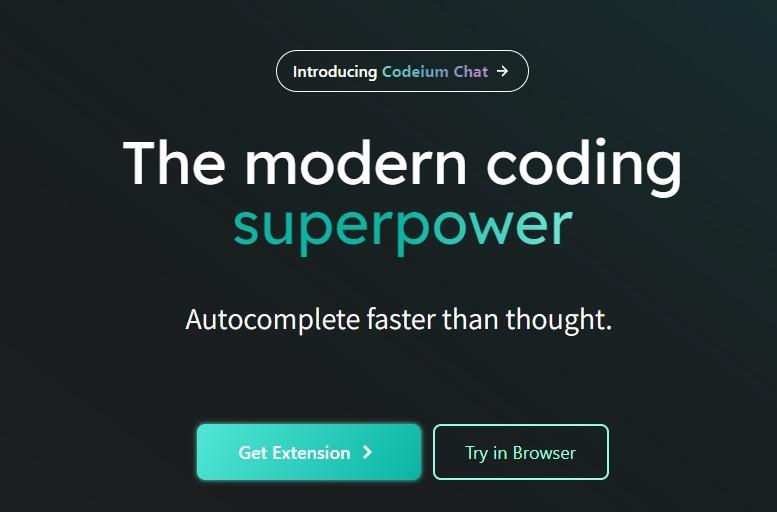 Codeium - ИИ-сервис для создания, редактирования и запуска кода в браузере